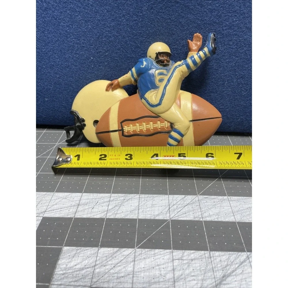 Vintage Burwood Products Co. Football‎ Player Helmet Wall Decor Plaque